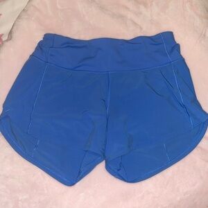 Lululemon shorts. Speed ups size 4